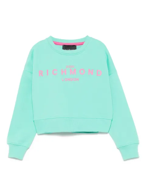 John Richmond Junior logo-appliqué sweatshirt