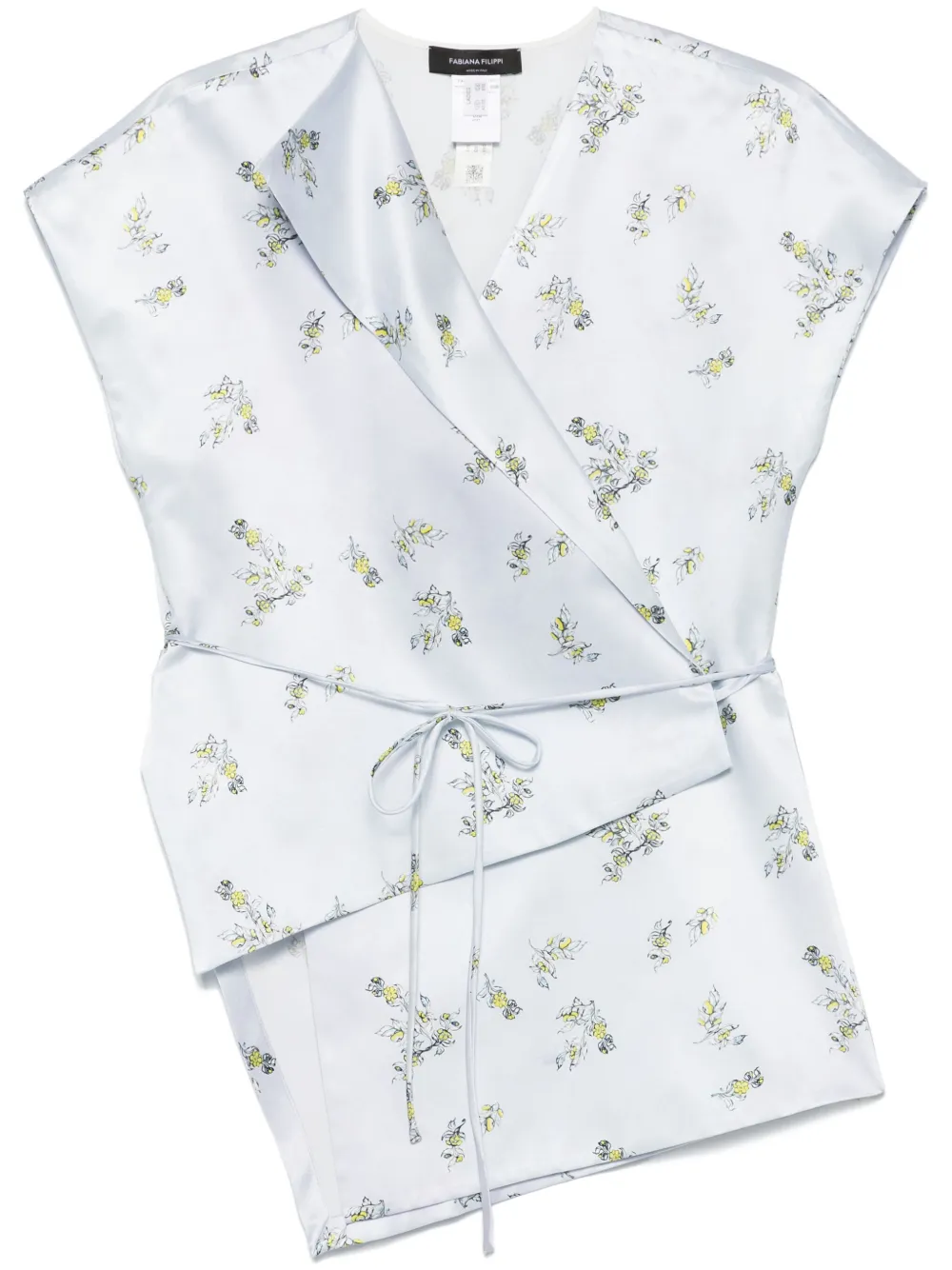 Fabiana Filippi Shirt met bloemenprint Blauw