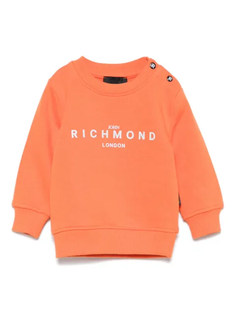 John Richmond Junior logo-appliqué sweatshirt