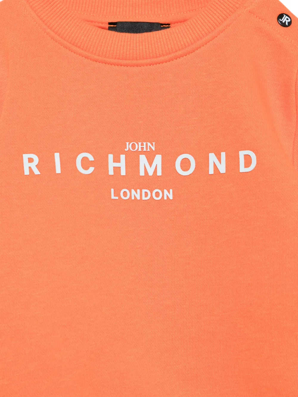 John Richmond Junior Sweater met logopatch Oranje