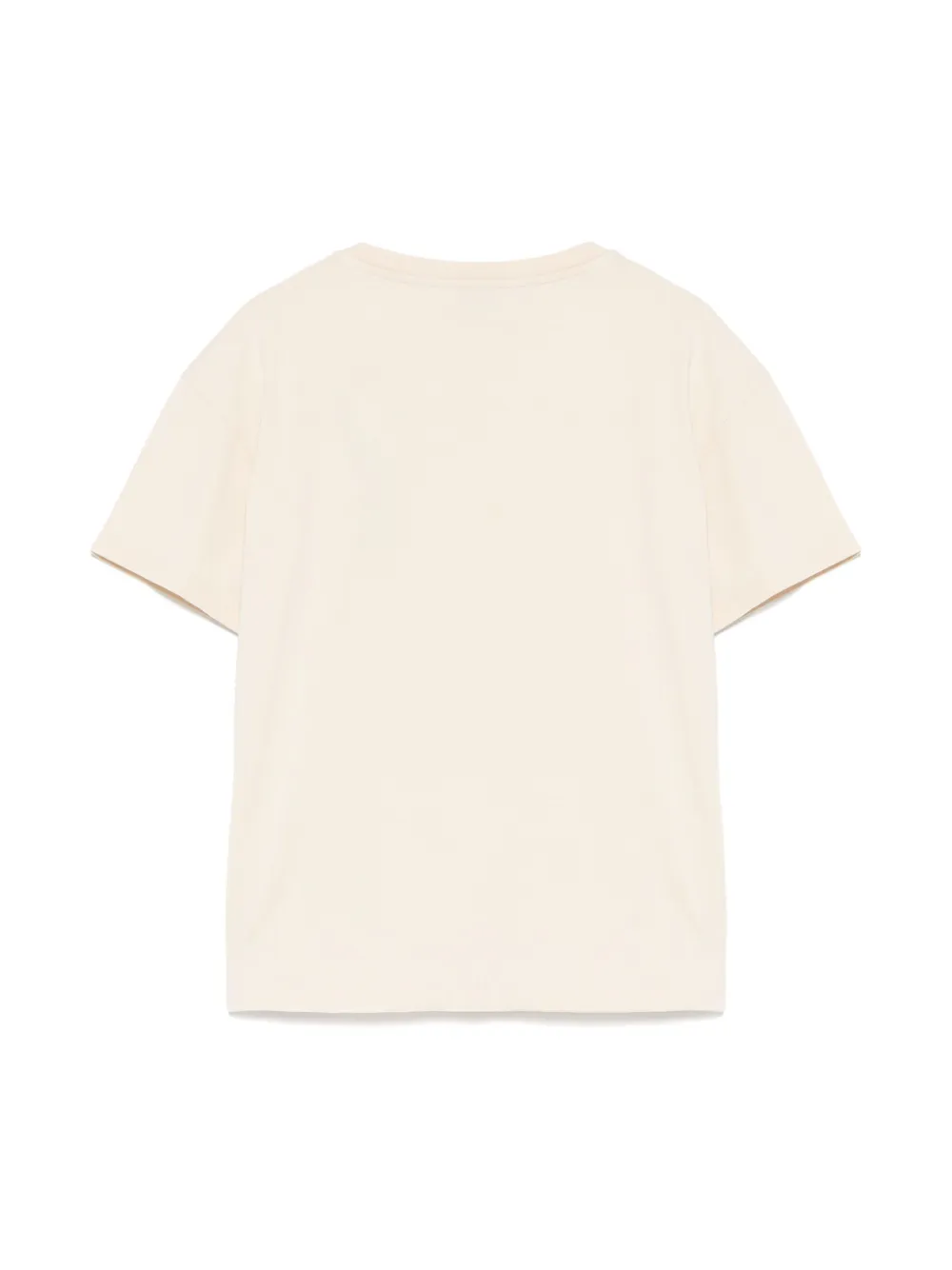 ETRO KIDS T-shirt met bloemenpatch Beige