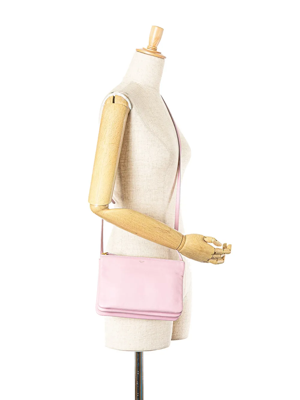 Céline Pre-Owned 2014 Small Leather Trio crossbody bag - Roze