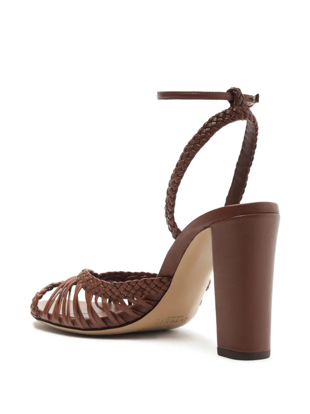 Alexandre Birman 90mm Agatha sandals Brown