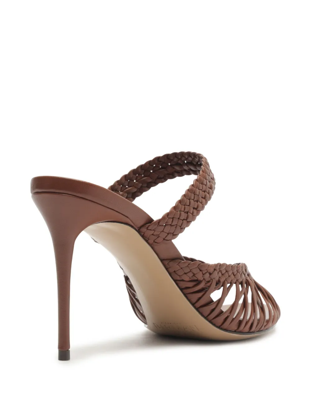 Alexandre Birman 85 mm Agatha sandalen Bruin