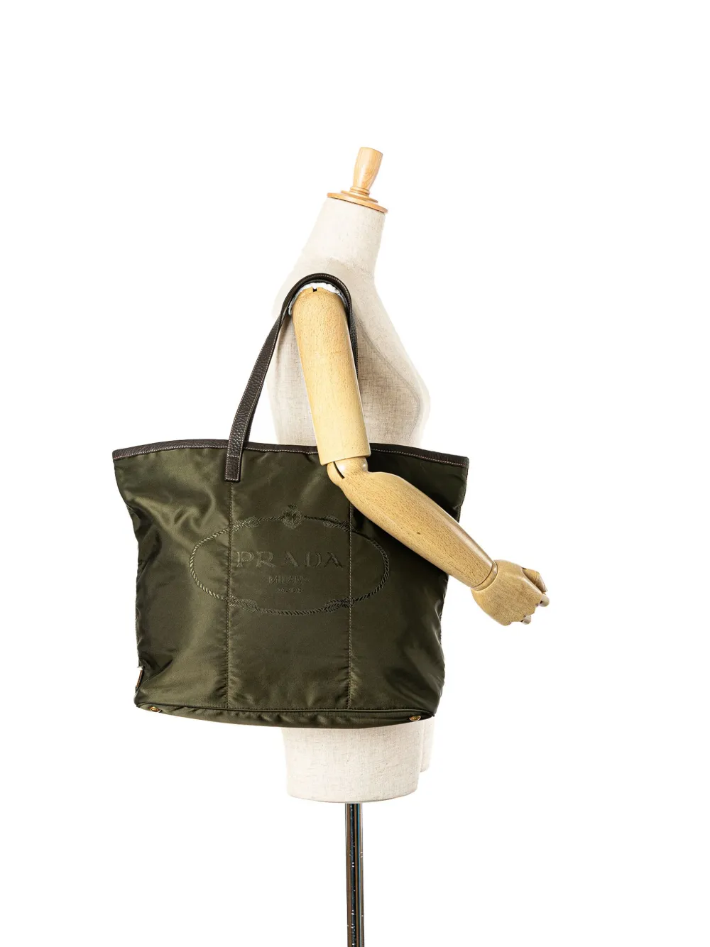 Prada Pre-Owned 2013-2024 Tessuto Canapa Logo tote bag - Bruin