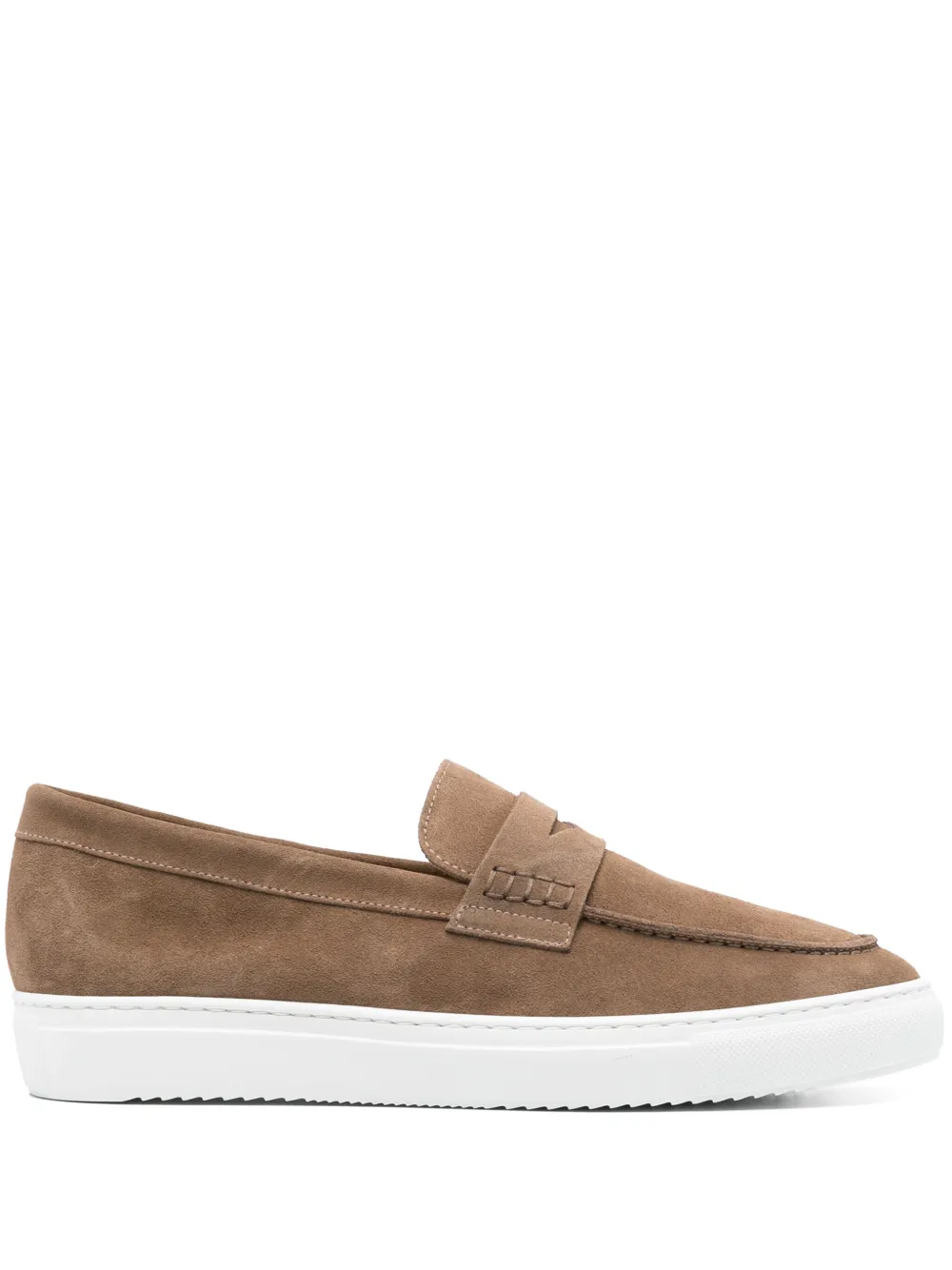 Doucal's suede loafers Brown