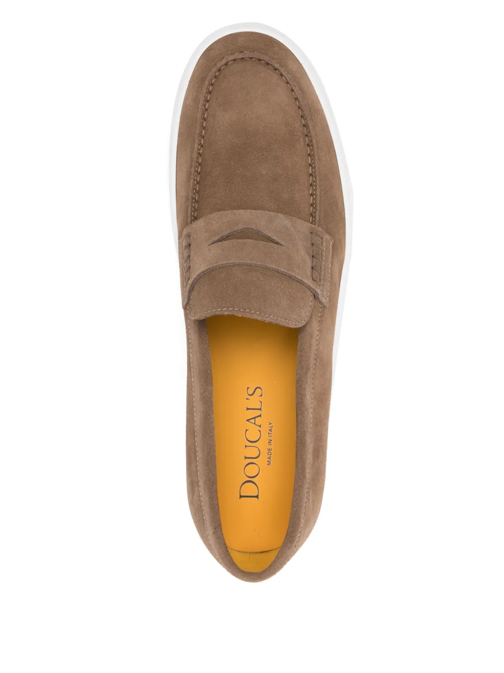 Doucal's suede loafers Brown