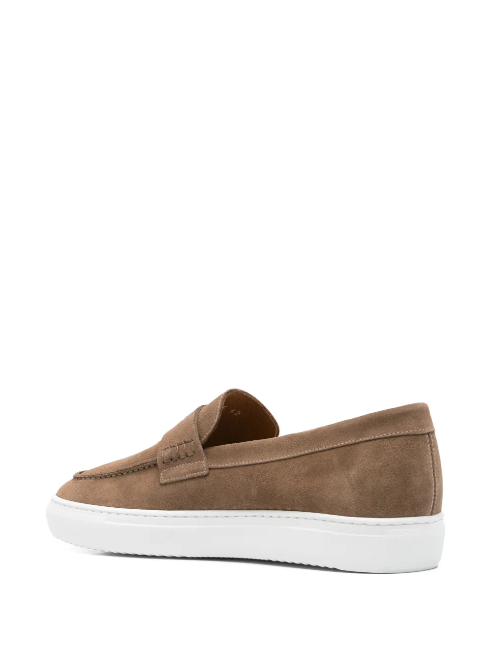 Doucal's suede loafers Brown