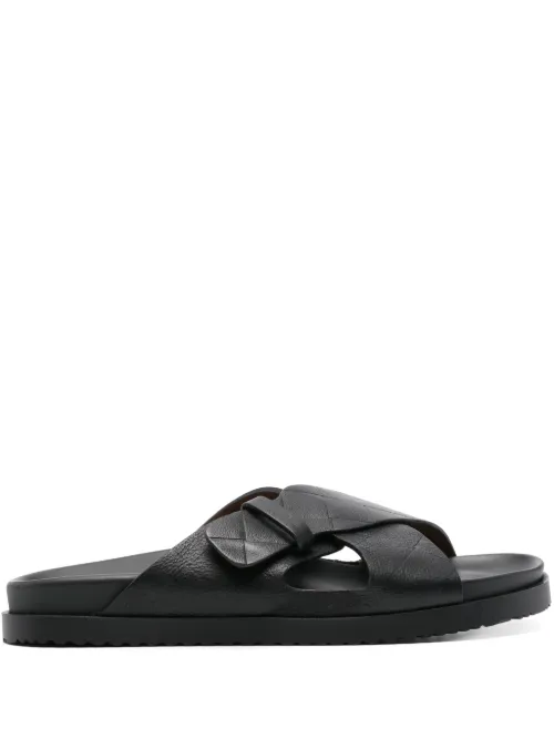 Doucal's sandales en cuir - Noir - Doucal's - Modalova