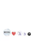 Moschino logo-motif pin set (set of five) - White