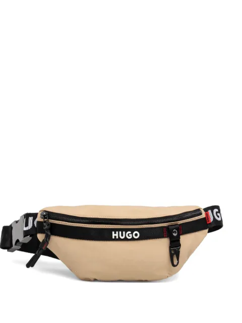 HUGO contrasting-logo belt bag 