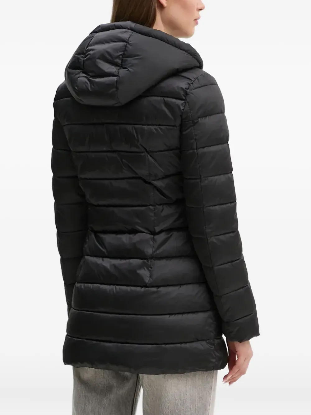 Sisley Paris Hooded Zip Jacket In Black