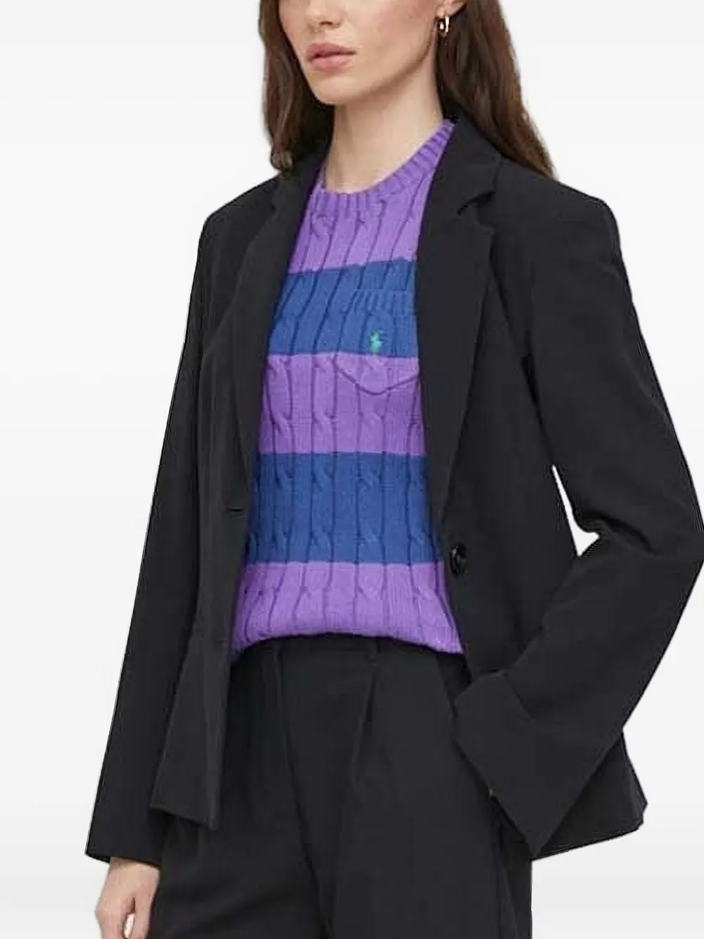 Sisley Paris Button-fastening Blazer In Black