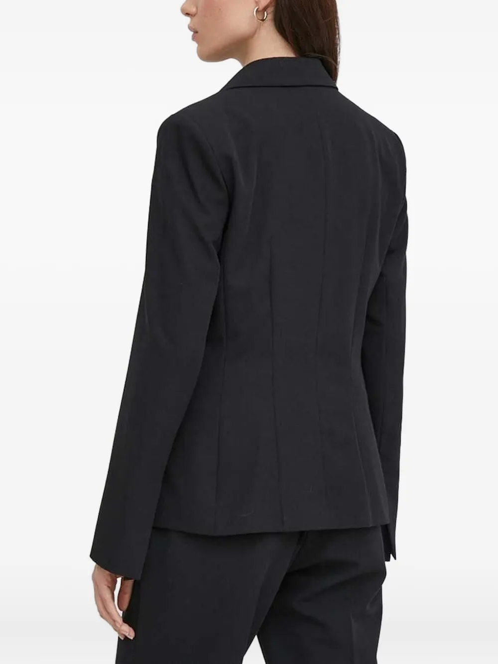 Sisley Paris Button-fastening Blazer In Black