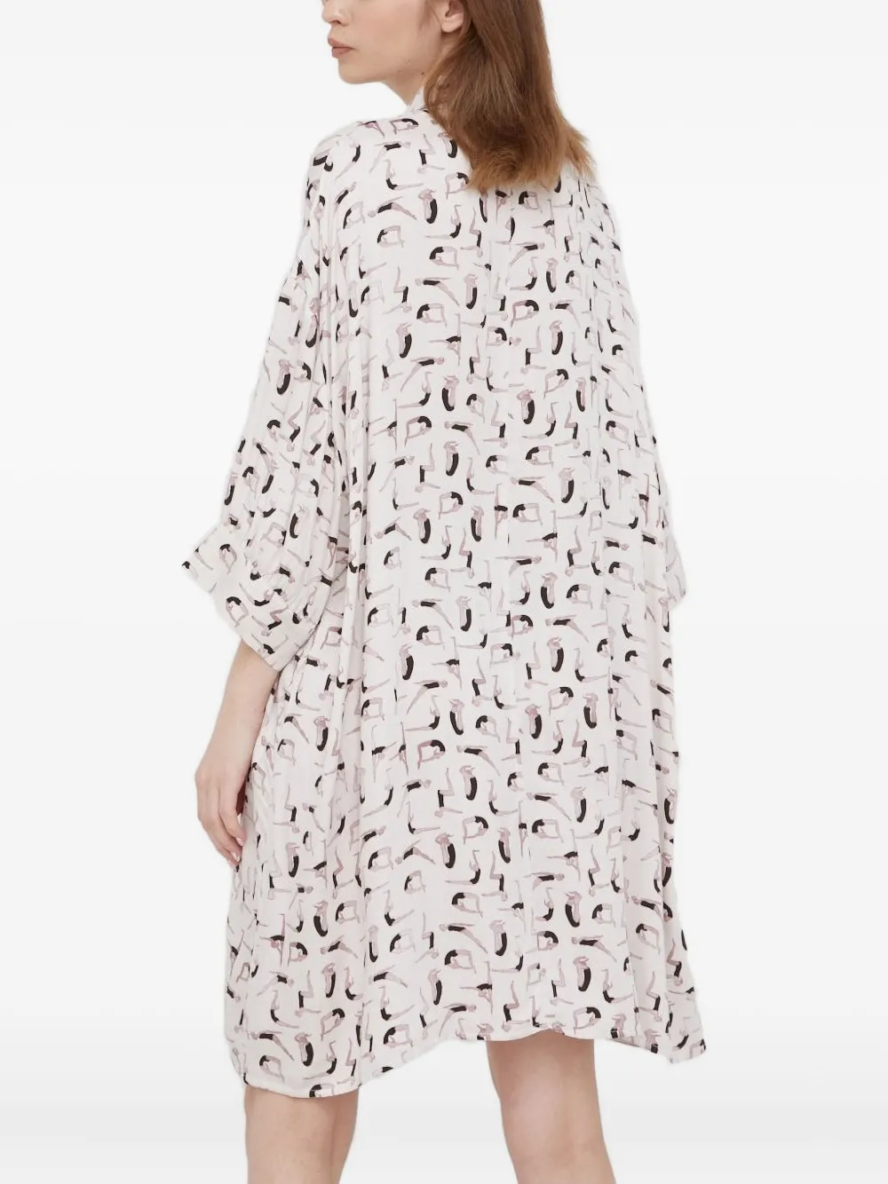 Sisley figure-print shirt midi dress | Day Dresses | Image 2