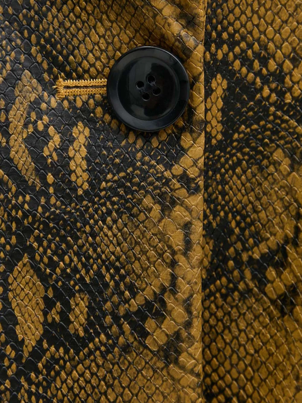 Sisley Paris Snakeskin-effect Blazer In Multi