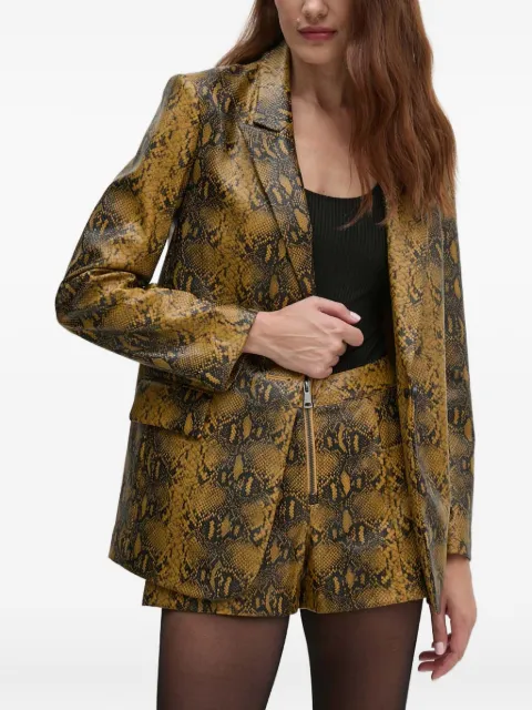 Sisley snakeskin-effect blazer