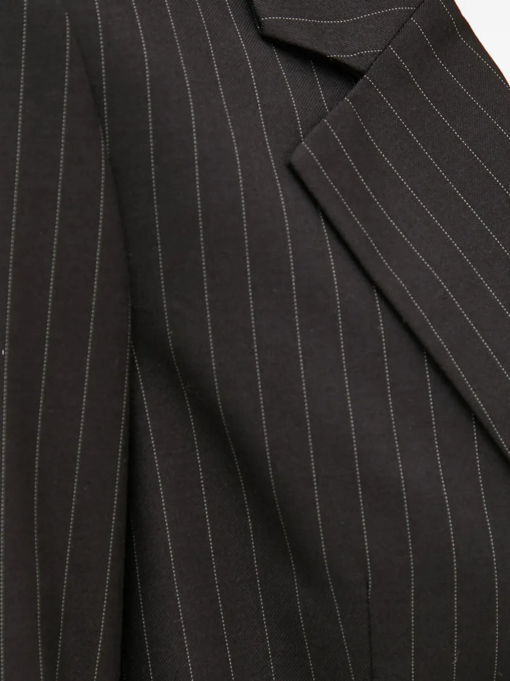 Sisley Paris Pinstriped Blazer In Black