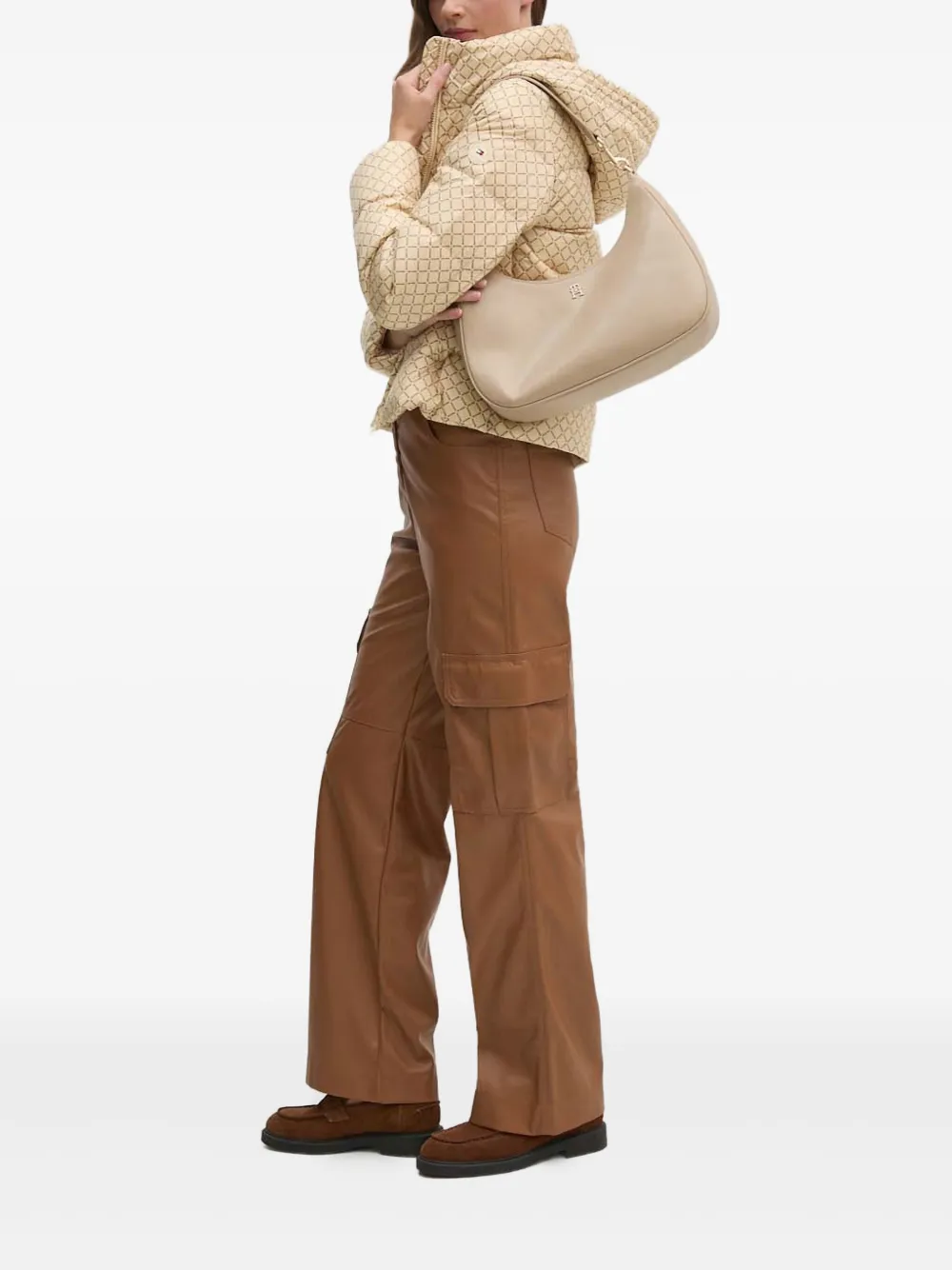 Sisley Paris Cargo Trousers In Brown