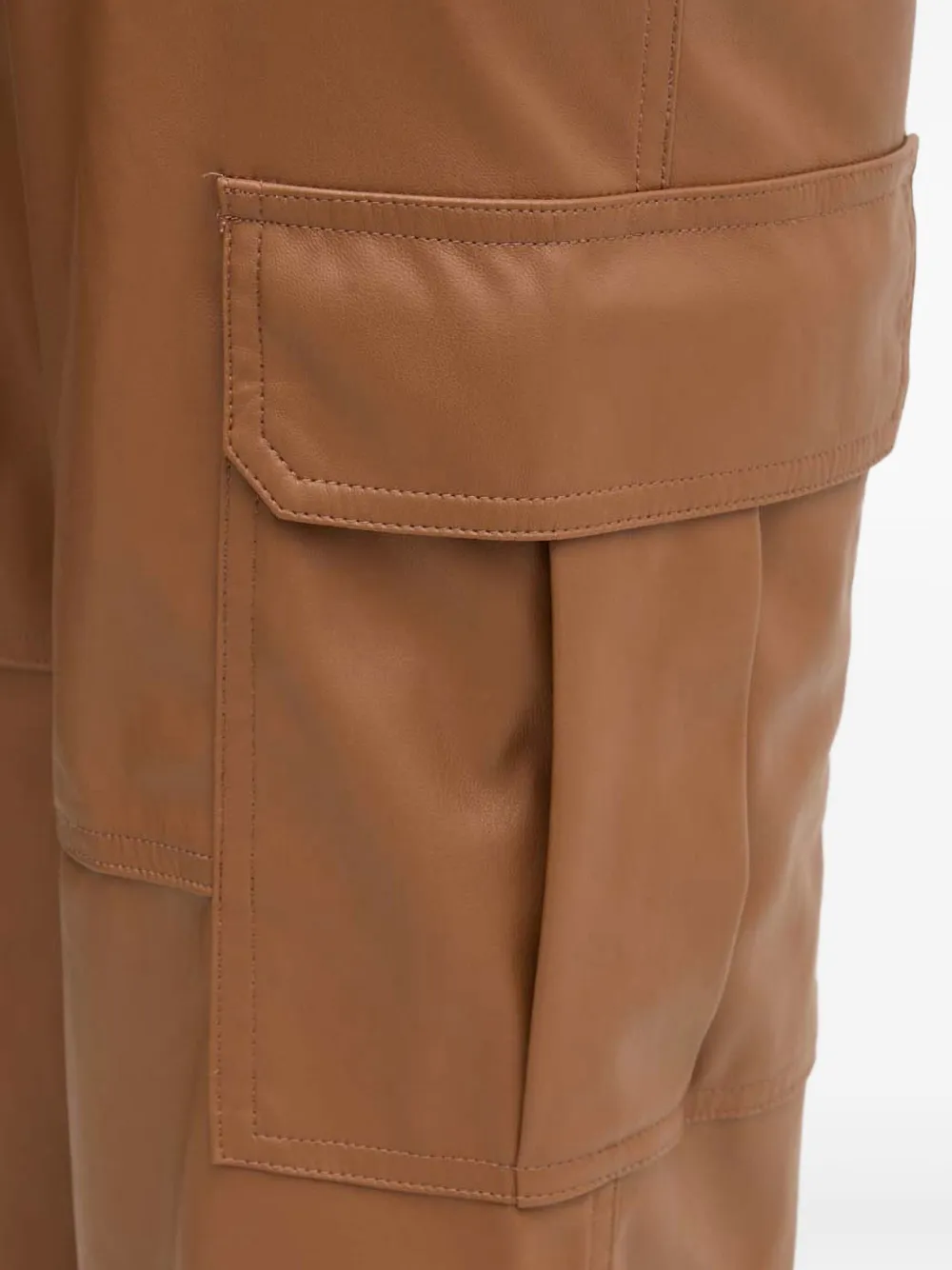 Sisley Paris Cargo Trousers In Brown