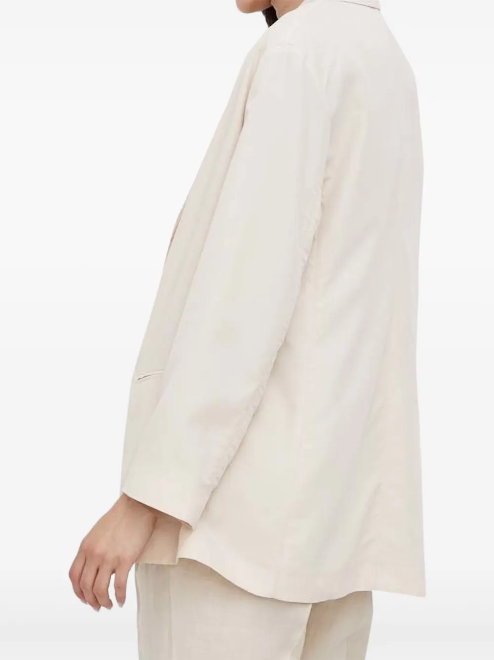 Sisley lapel-collar open-front blazer | Blouses | Image 2