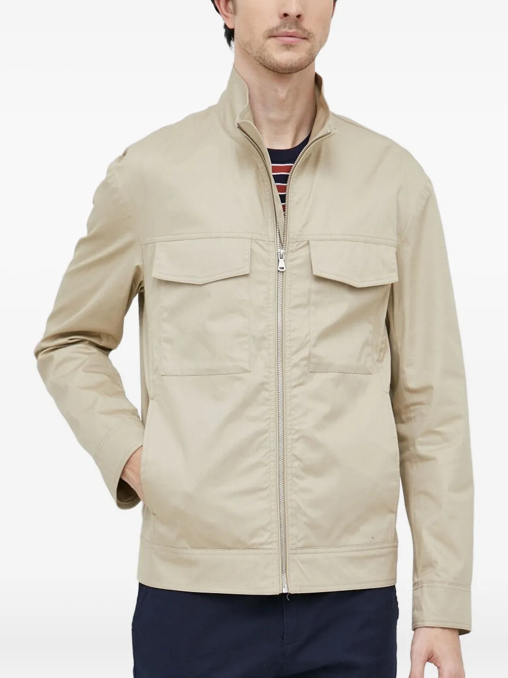 Sisley Jack met klepzak Beige