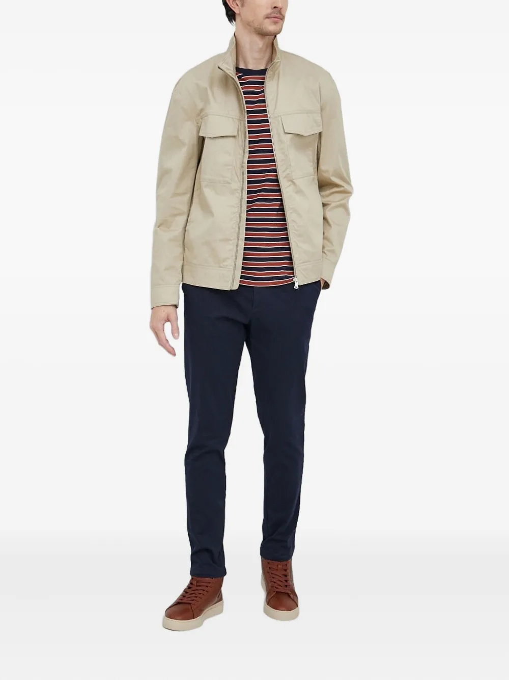 Sisley Jack met klepzak Beige