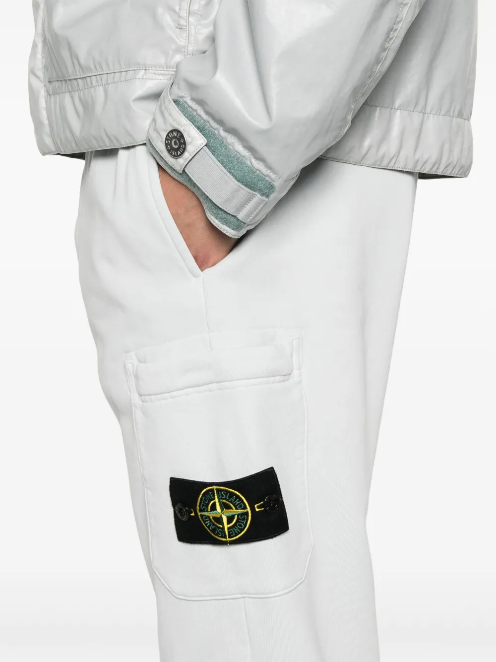 Stone Island Trainingsbroek met Compass-logopatch Blauw