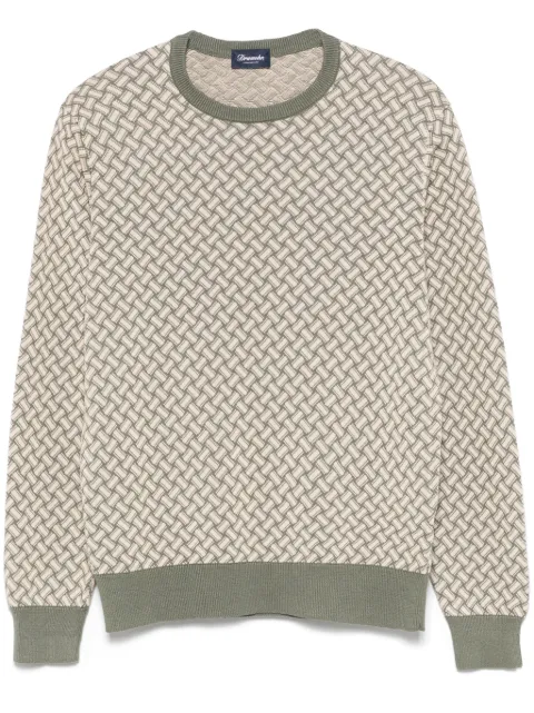 Drumohr patterned-intarsia sweater