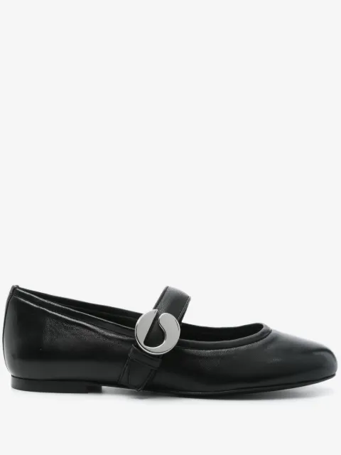 Coperni buckle-strap leather ballet flats