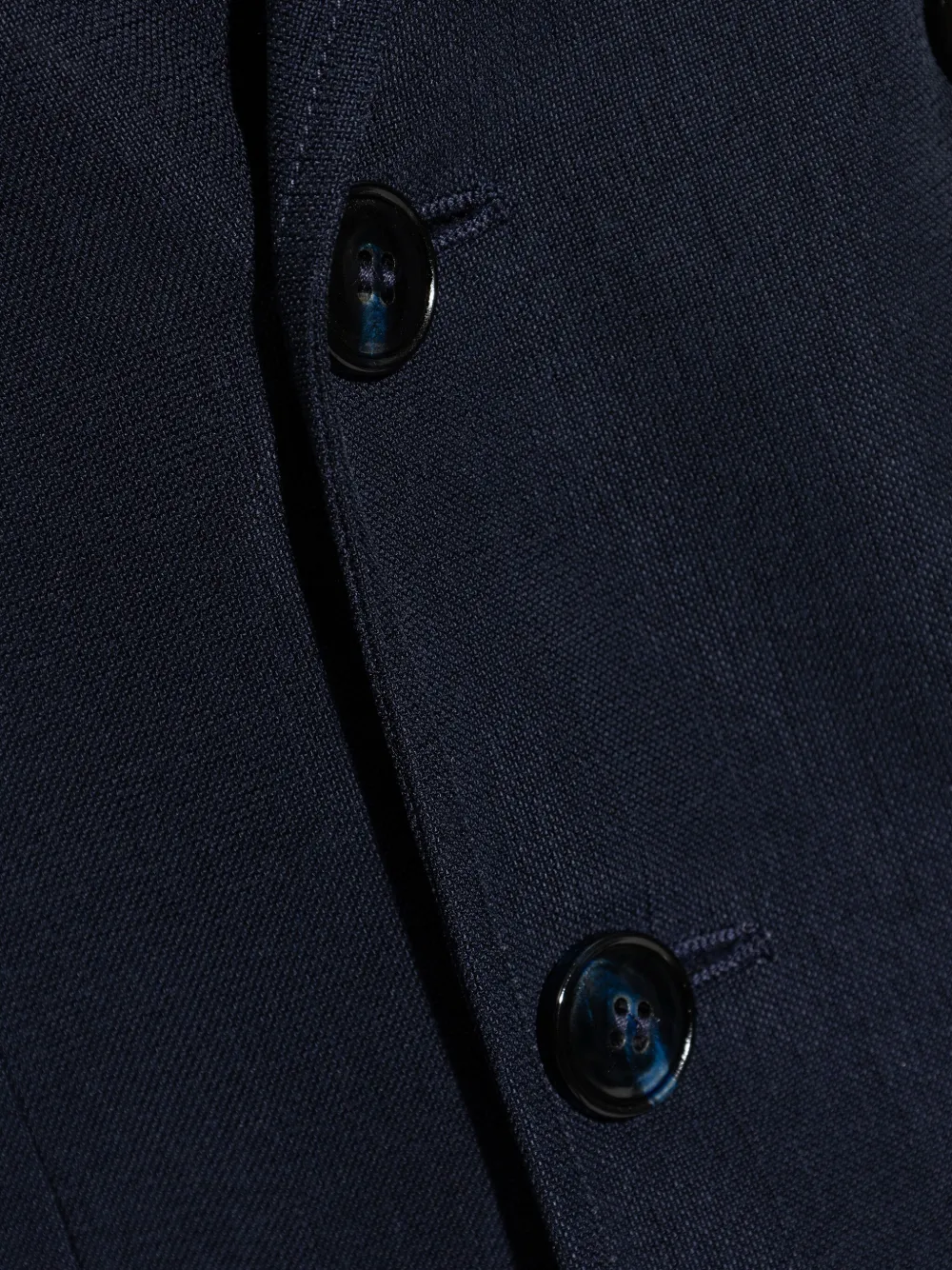 Giorgio Armani Blazer met dubbele rij knopen Blauw