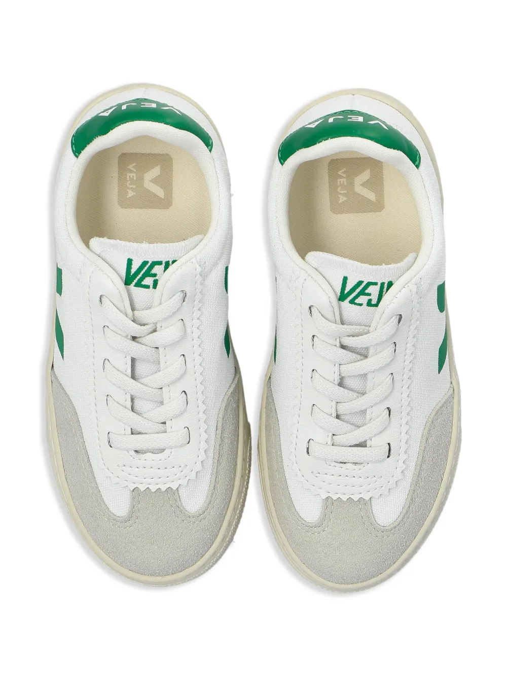 VEJA Kids logo-patch sneakers White