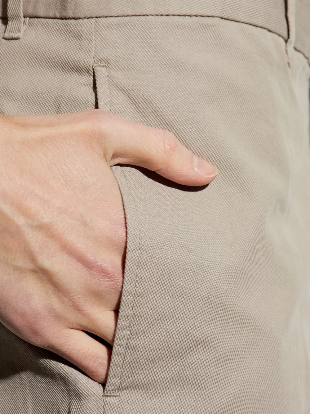 Emporio Armani Straight broek Beige