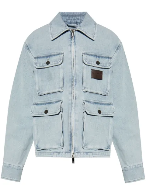 Emporio Armani logo-tag denim jacket