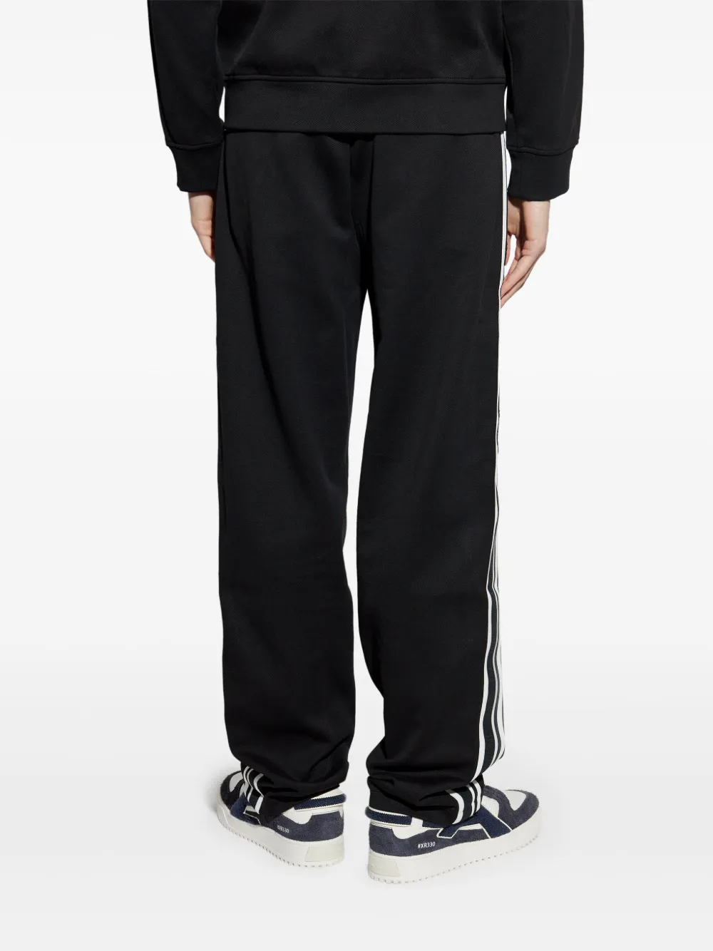 Emporio Armani Trainingsbroek met streep-detail Zwart