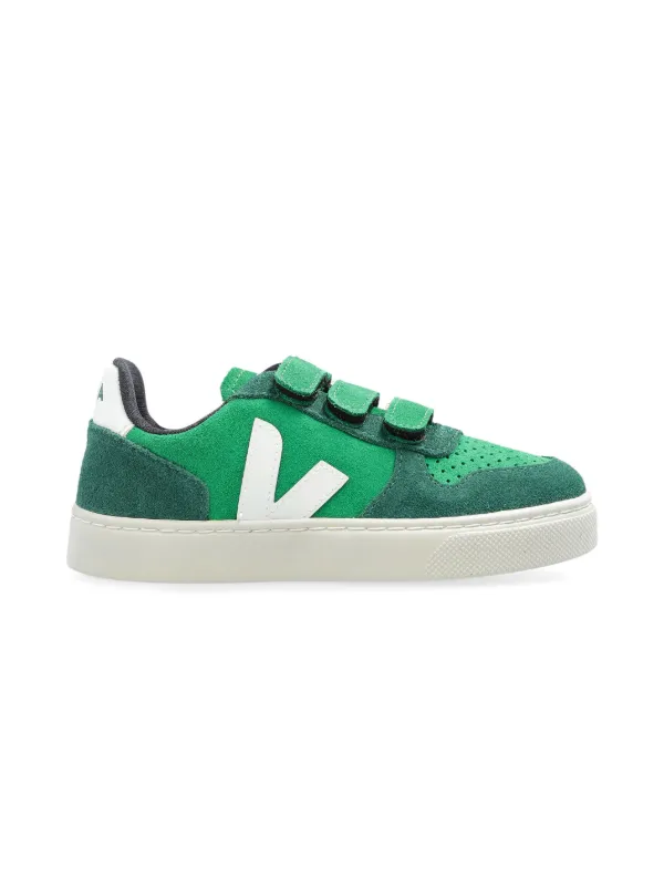 Veja Shoes Veja Jongens VEJA Kids Logo-patch Sneakers Green