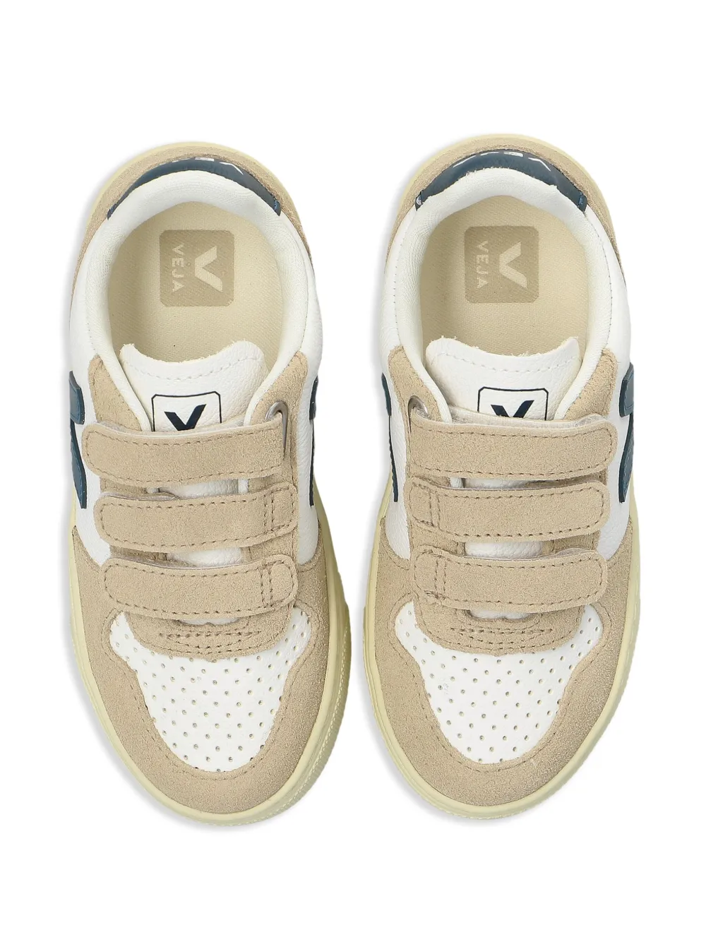 VEJA Kids Sneakers met logopatch Wit