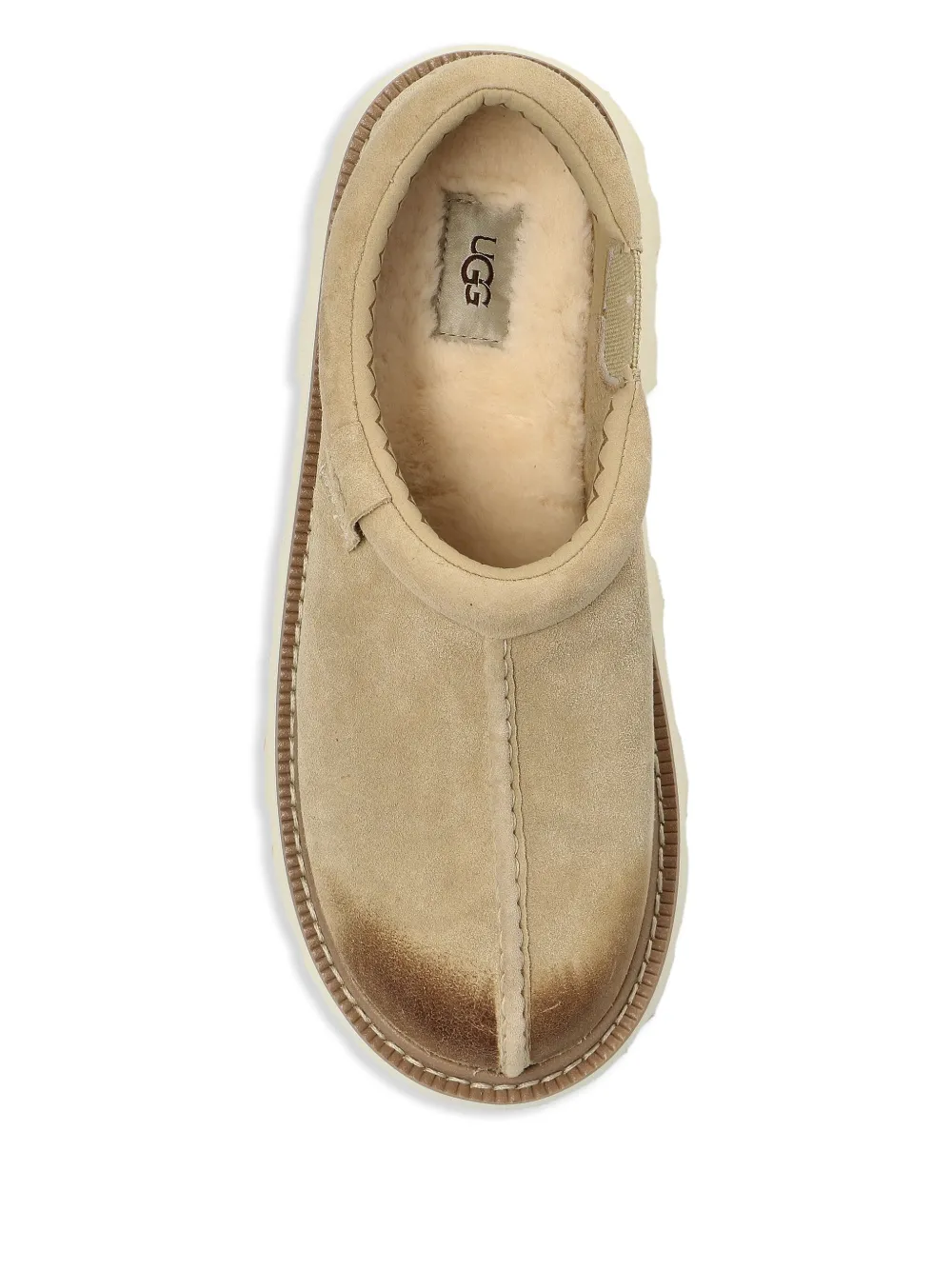 UGG M Tasman Lug Mules Leather Beige Neutrals