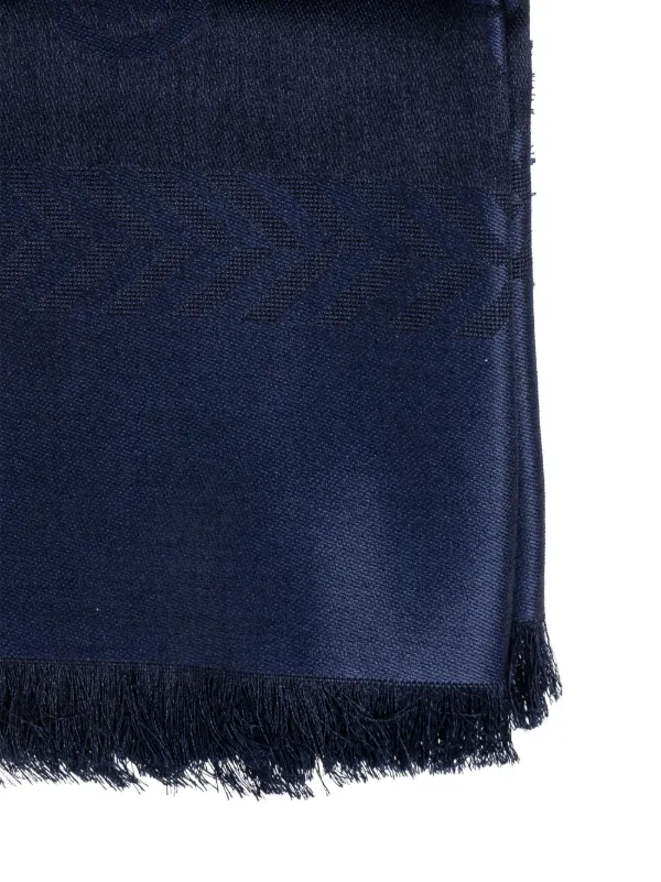 Giorgio Armani シルクスカーフBigサイズ Giorgio Armani シルクスカーフ | ブルー | FARFETCH JP