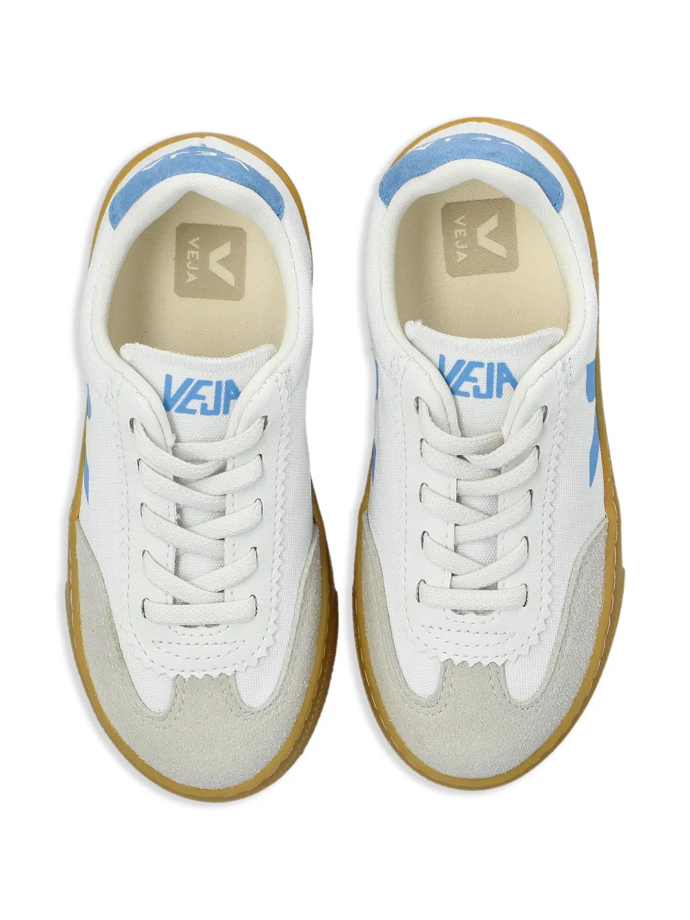 VEJA Kids Sneakers met logopatch Wit