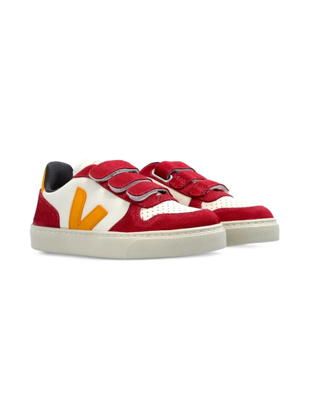 VEJA Kids Sneakers met logopatch Rood