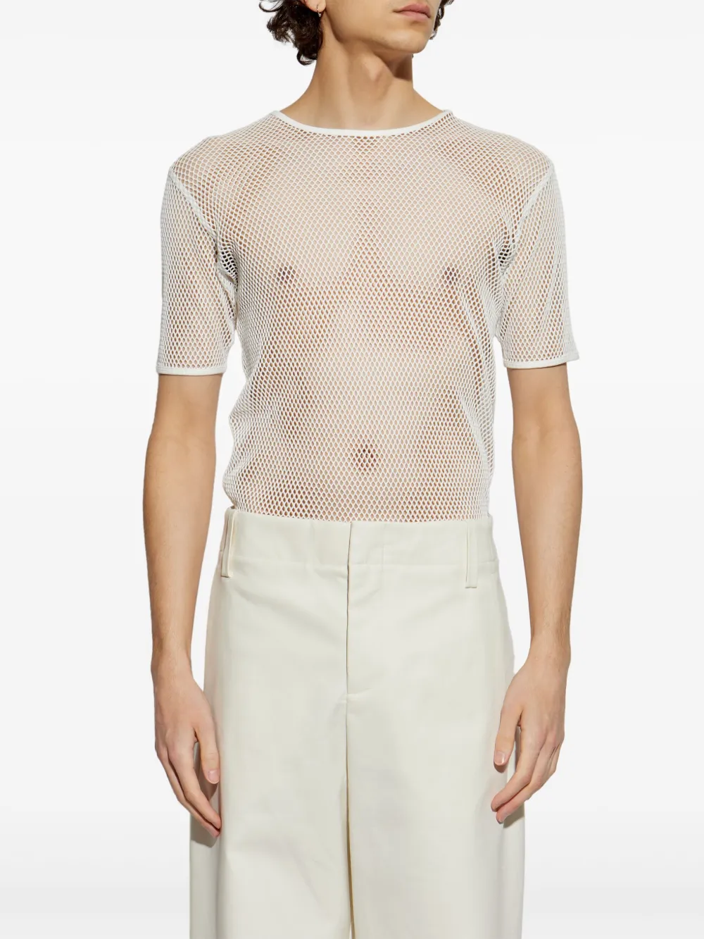 Bally Mesh T-shirt Wit