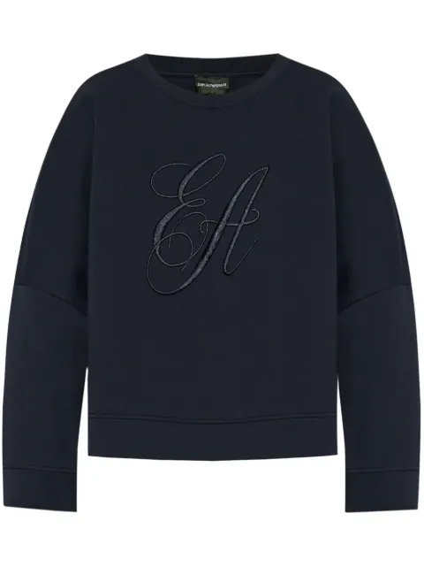 Emporio Armani sudadera con logo bordado
