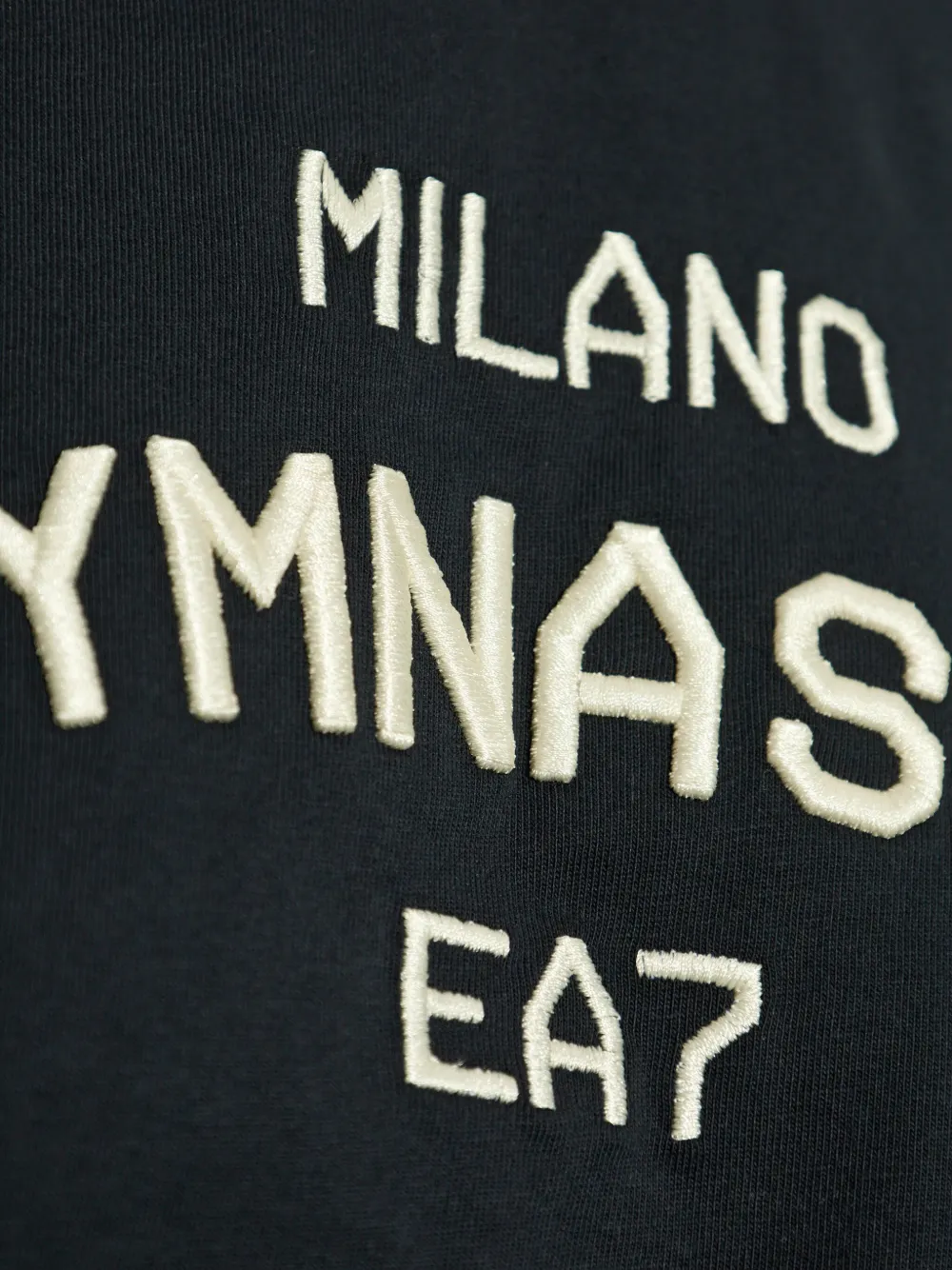Ea7 Emporio Armani T-shirt met logoprint Blauw