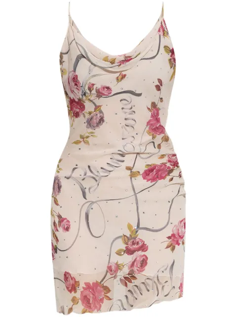 Blumarine floral-print mini dress