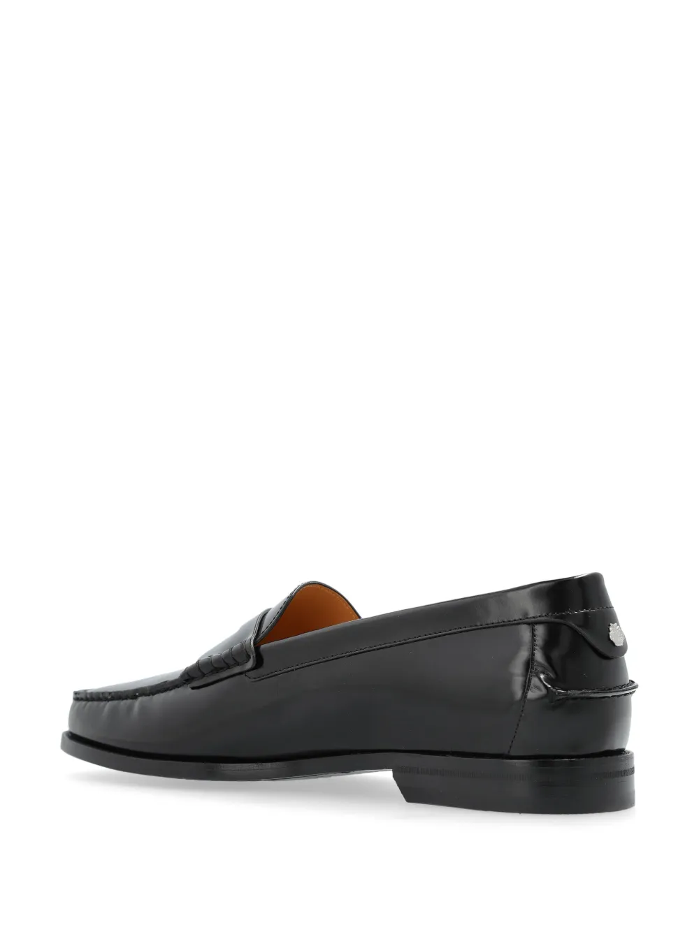 Bally Leren loafers Zwart