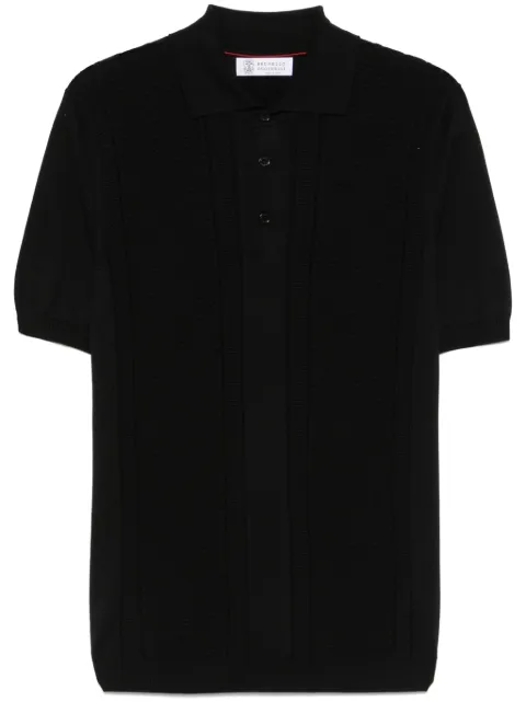 Brunello Cucinelli knitted polo shirt  