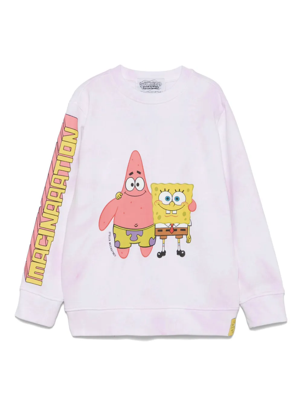 Stella McCartney Kids x SpongeBob SquarePants sweater met tie-dye print Roze