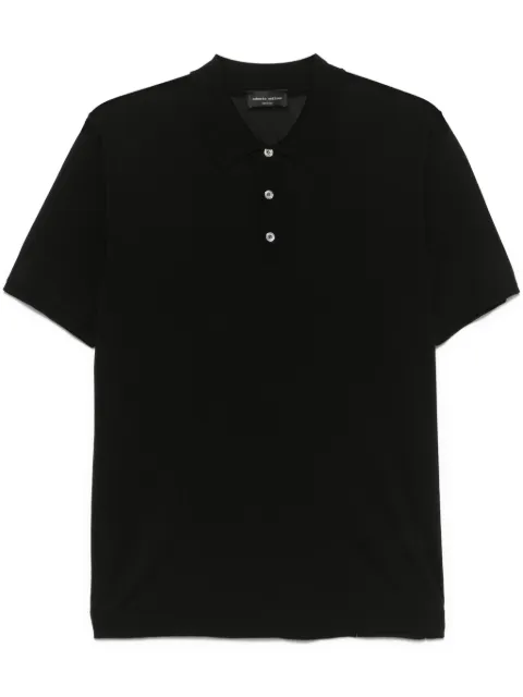 Roberto Collina silk polo shirt