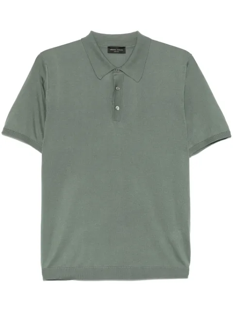 Roberto Collina silk polo shirt